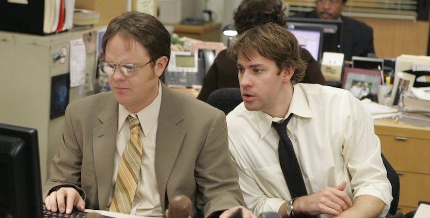 Jim & Dwight | Los 10 enemigos principales se han convertido en amigos en la televisión | Bayas cerebrales