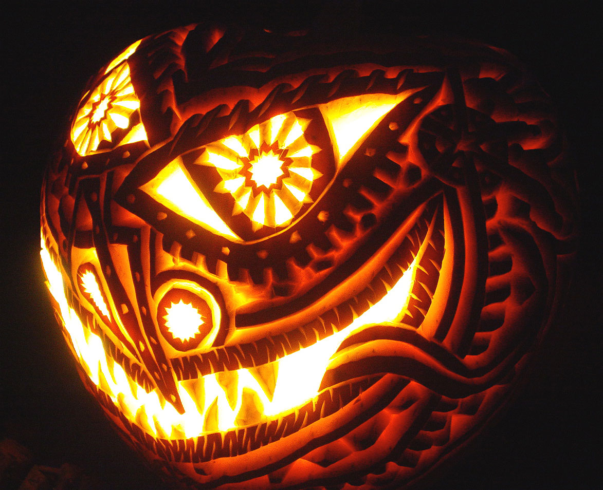 Tallas de calabaza de Halloween 12