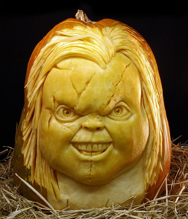 Pensando en grabados de calabaza de Halloween 24