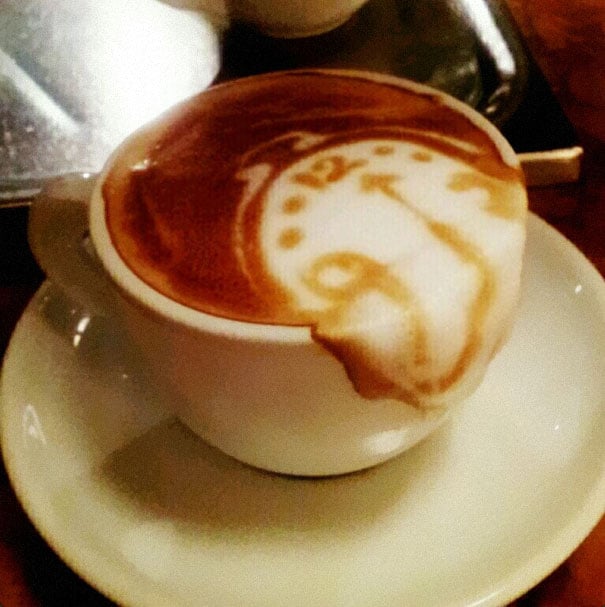 El increíble mundo del arte del café.