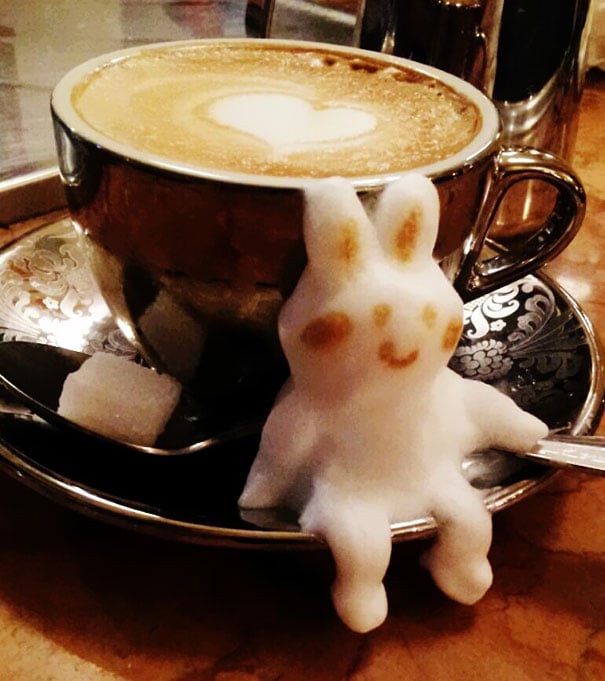 El increíble mundo del arte del café.