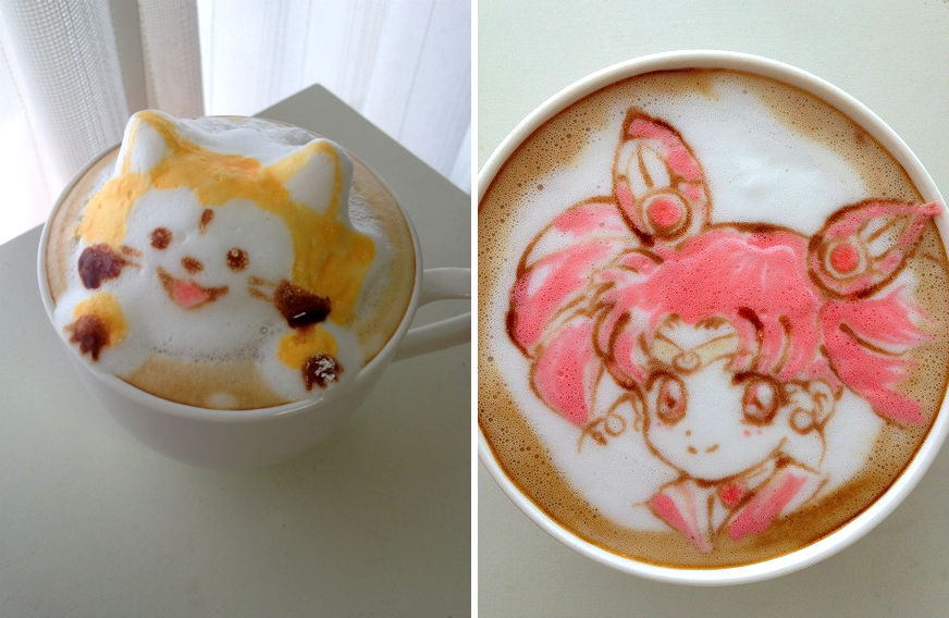 El increíble mundo del arte del café.