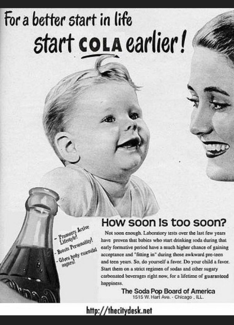     Coca-Cola usó bebés dirigidos a anuncios | 7 mito sobre Coca-Cola eres excesivo para caer | Bayas cerebrales