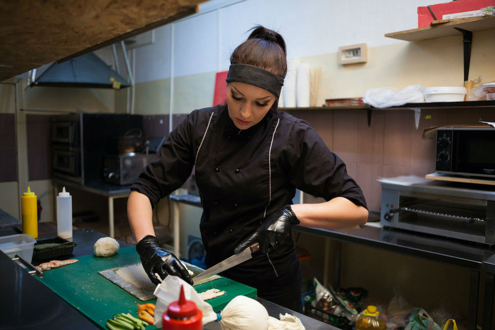 Mujer cocinera | Bayas cerebrales