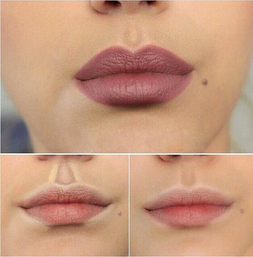 Delinea la curva de tu boca. |: 10 trucos con lápiz labial para que tus dientes luzcan más blancos | su belleza