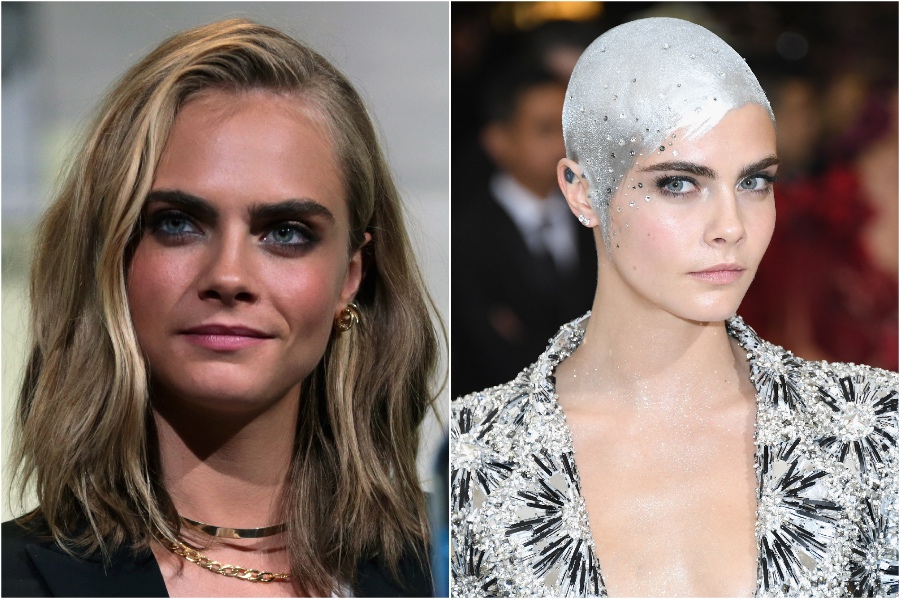 Cara Delevingne |: 15 estrellas que se afeitaron la cabeza y la lucieron | su belleza