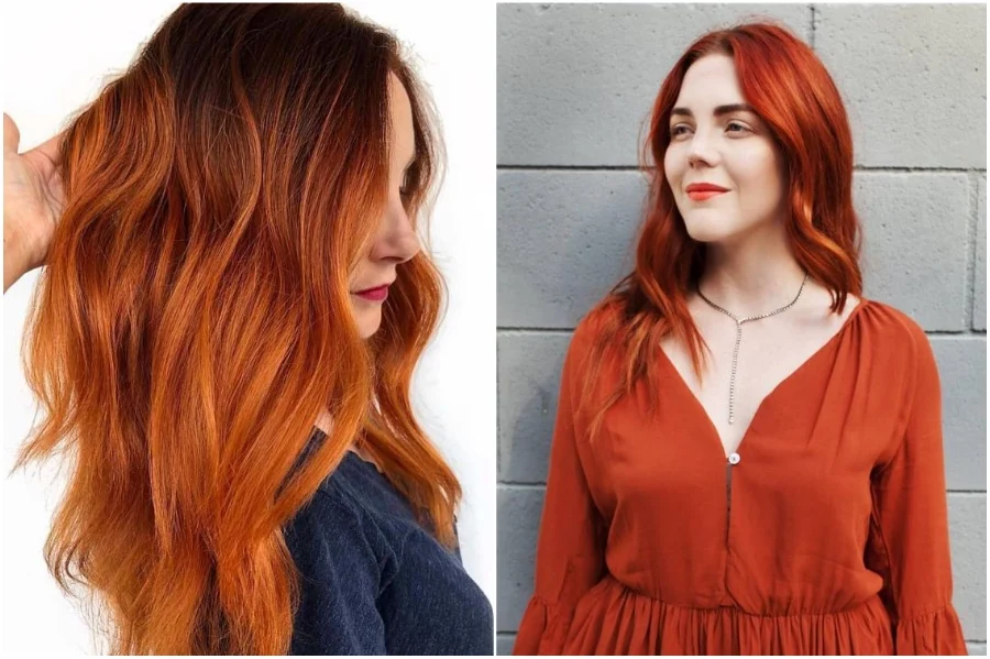 Naranja quemado |: 15 ideas modernas para el cabello rojo que debes probar | su belleza