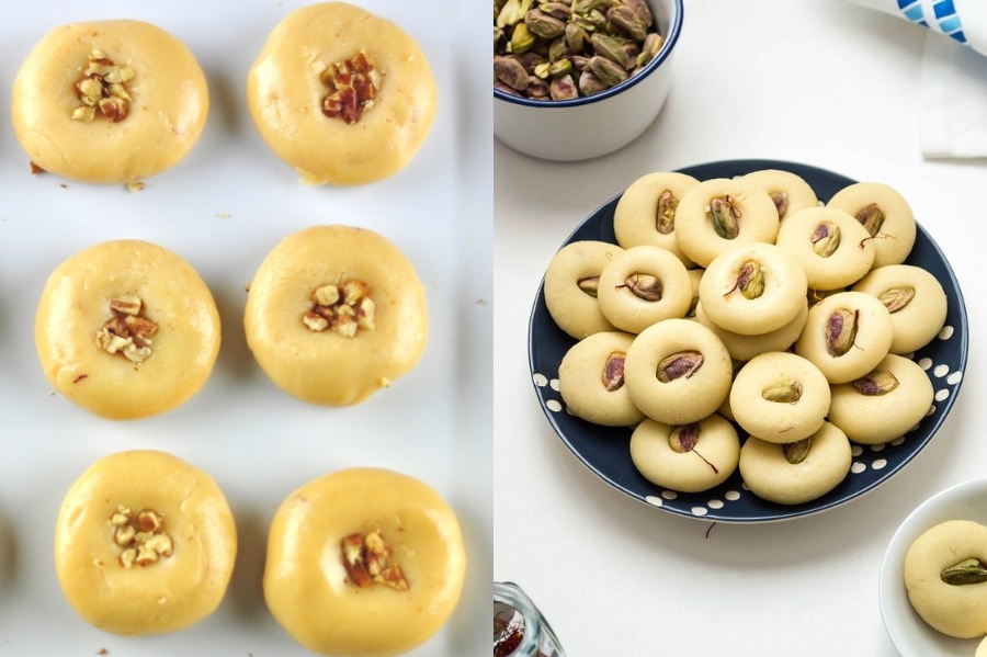 Doodh Peda |: 12 mejores postres indios | su belleza