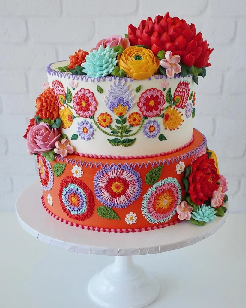 Pasteles bordados Leslie Vigil te traerá alegría #1 | Su belleza: