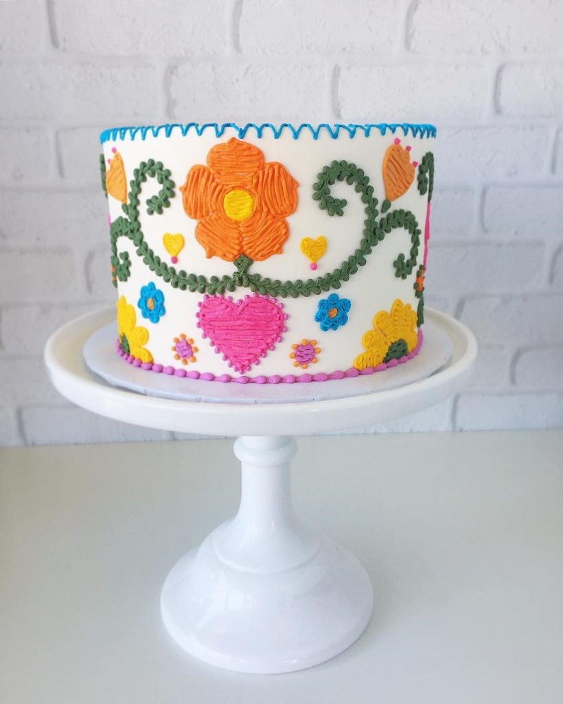 Pasteles bordados Leslie Vigil te traerá alegría #7 | Su belleza: