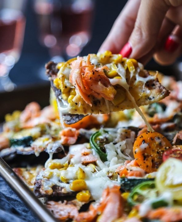 Nachos de salmón | 10 mejores recetas para noches de cine | su belleza