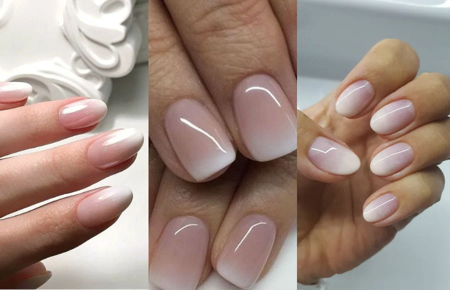Manicura francesa Ombre |: 8 ideas frescas de manicura francesa | su belleza