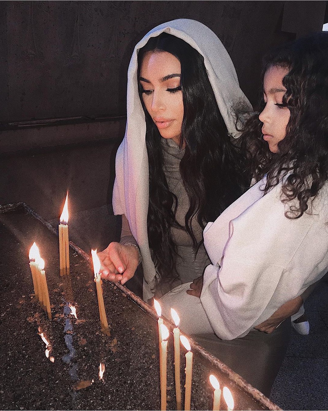 Kim Kardashian y sus hijos fueron bautizados en la iglesia armenia #5 His Beauty