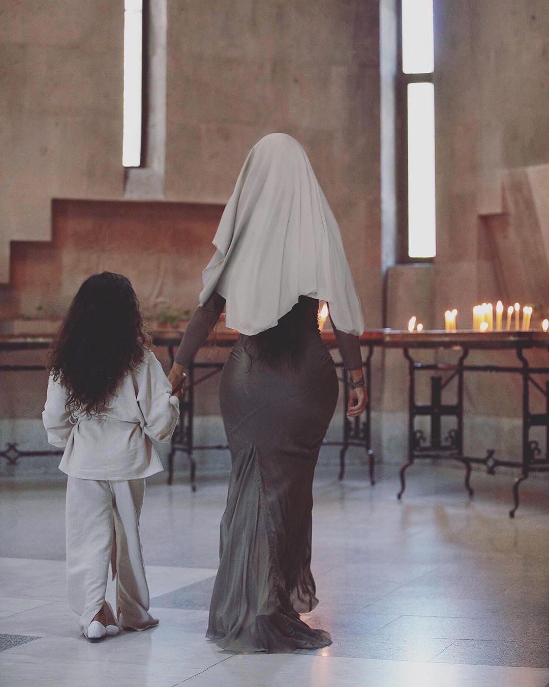 Kim Kardashian y sus hijos fueron bautizados en la iglesia armenia #9 His Beauty