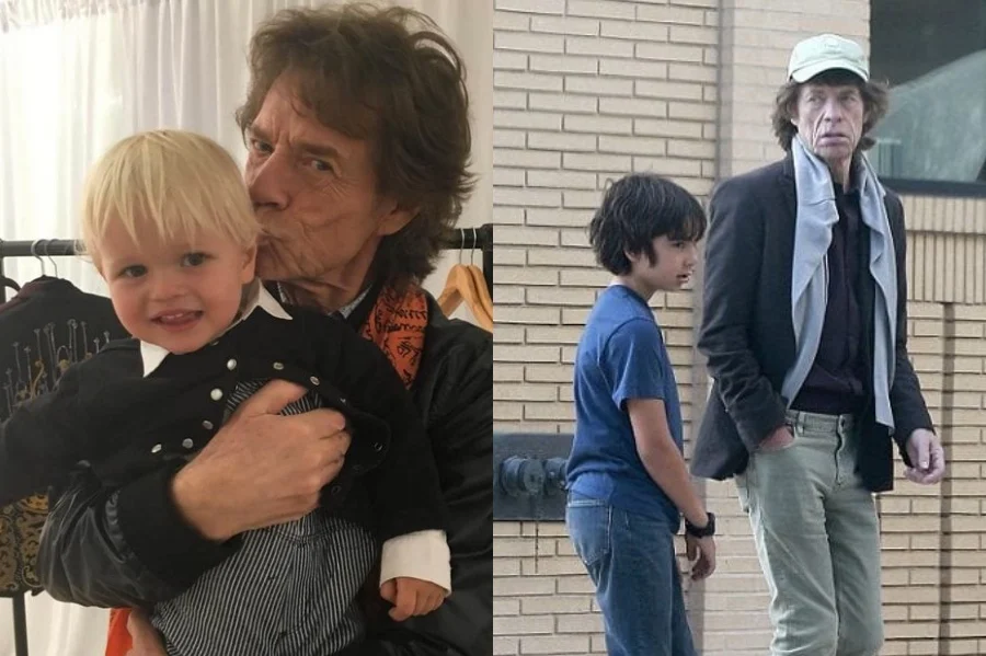 Mick Jagger |: 12 abuelos famosos con sus nietos derretirán tu corazón | su belleza