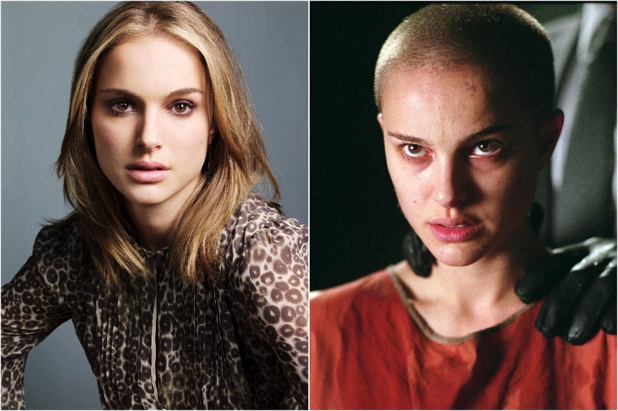 Natalie Portman |: 15 estrellas que se afeitaron la cabeza y lucieron | su belleza