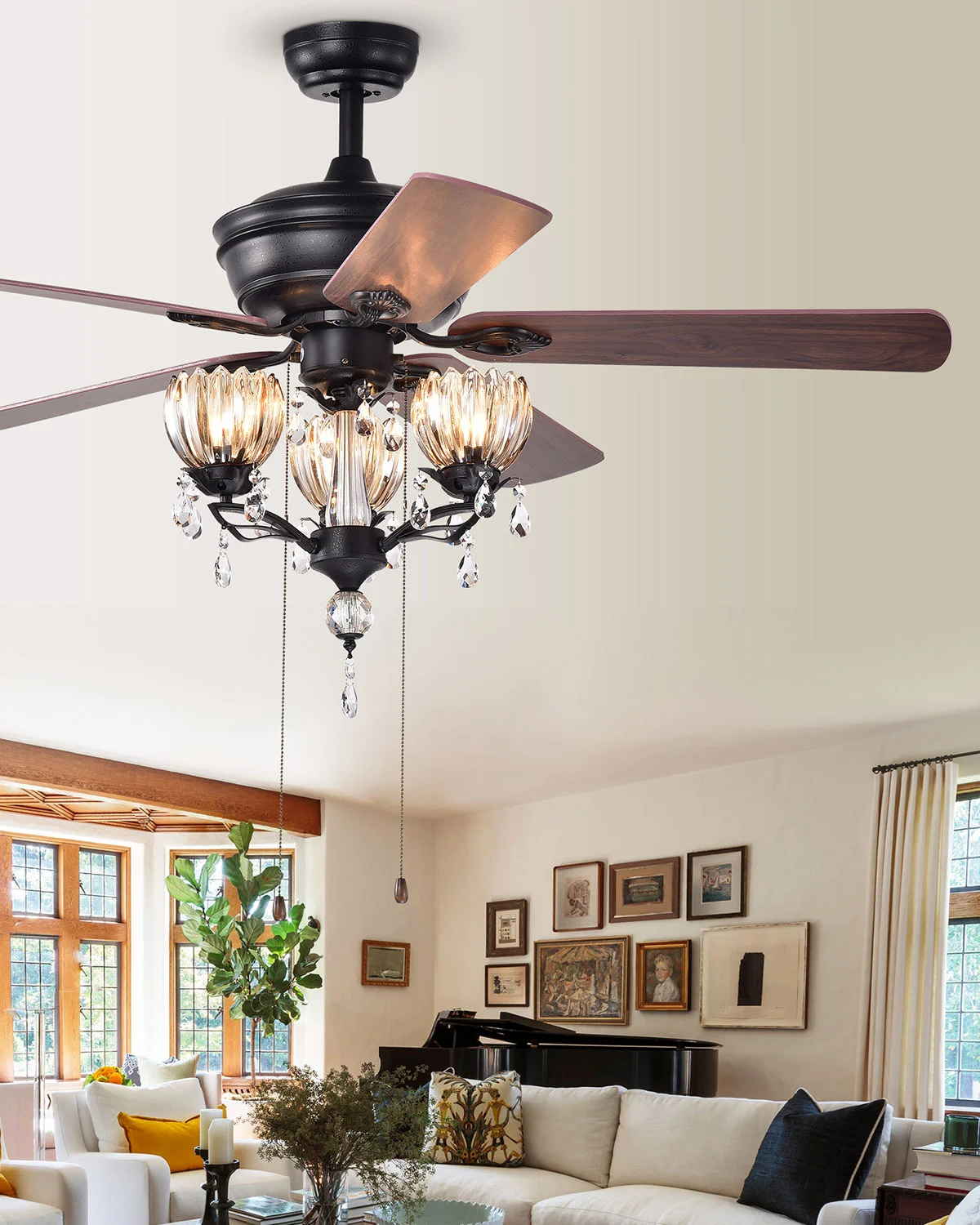 Ventilador de techo reversible | 9 trucos para mantenerse abrigado este otoño | su belleza
