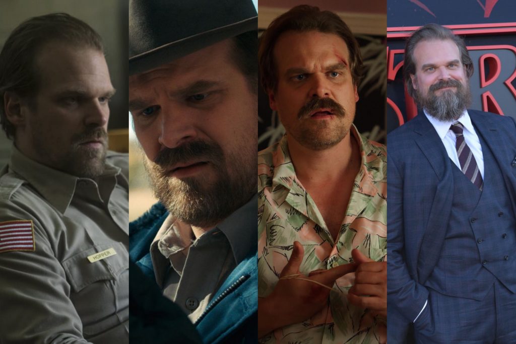 Jim Hopper - David Harbour | Cosas más extrañas elegidas después y ahora |: Su belleza