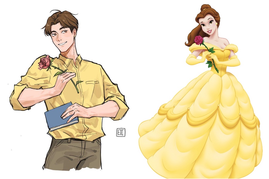Bella |: Si las princesas de Disney fueran niños | su belleza